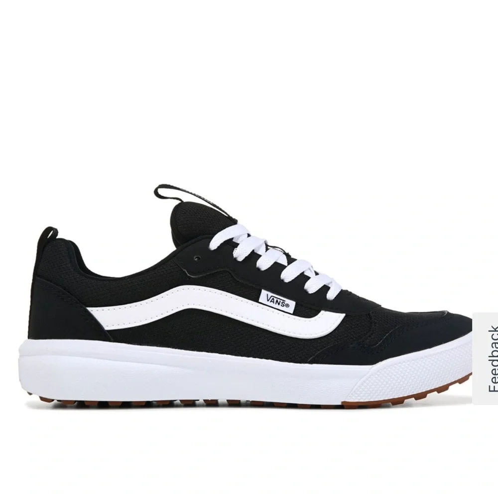 Vans Black and White Athletic Shoes - Picture 3 of 3